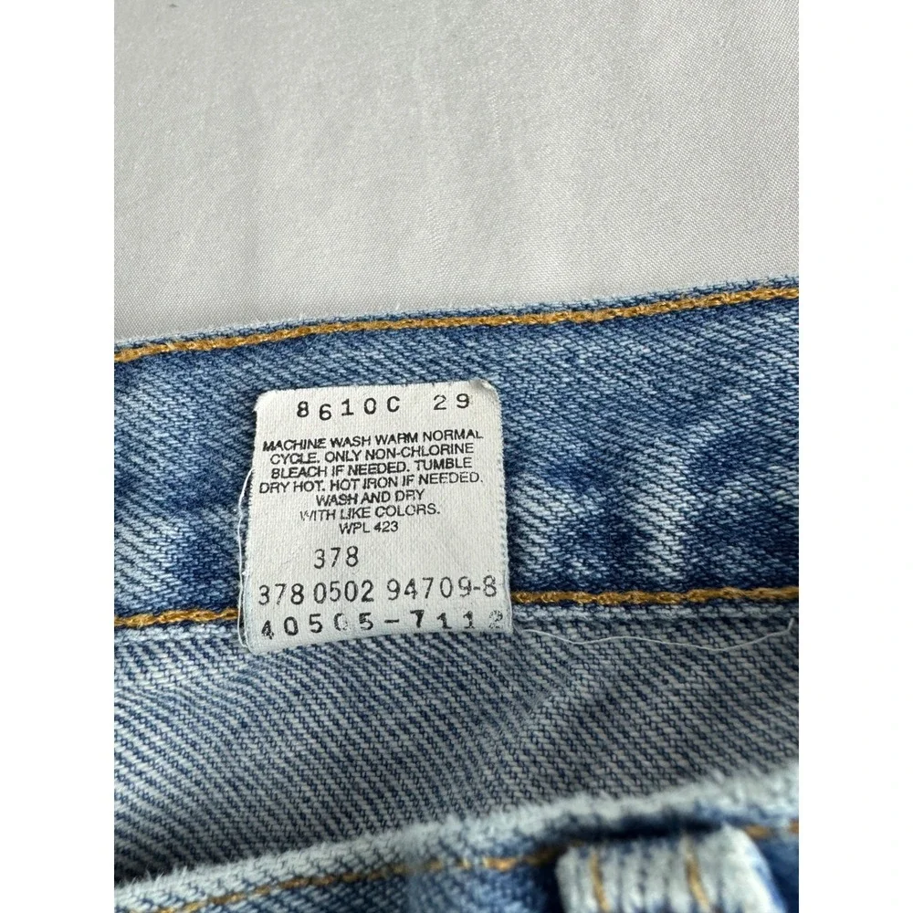 Levi Strauss 505 Jeans Mens 36x30 Regular Fit Straight Leg Blue Denim‎